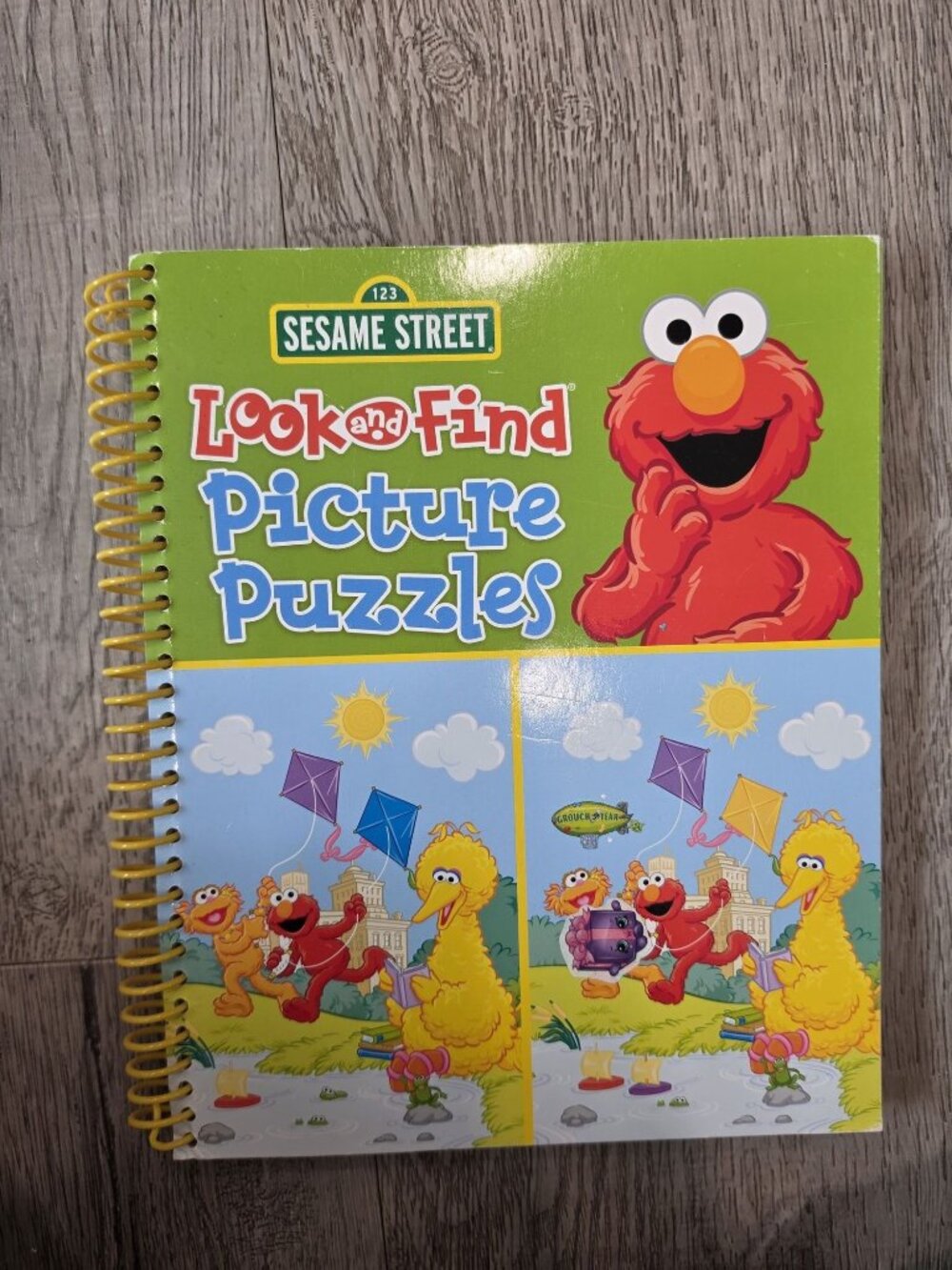 Sesame Street Look And Find Picture Puzzles Spiral Book For Ages 3+